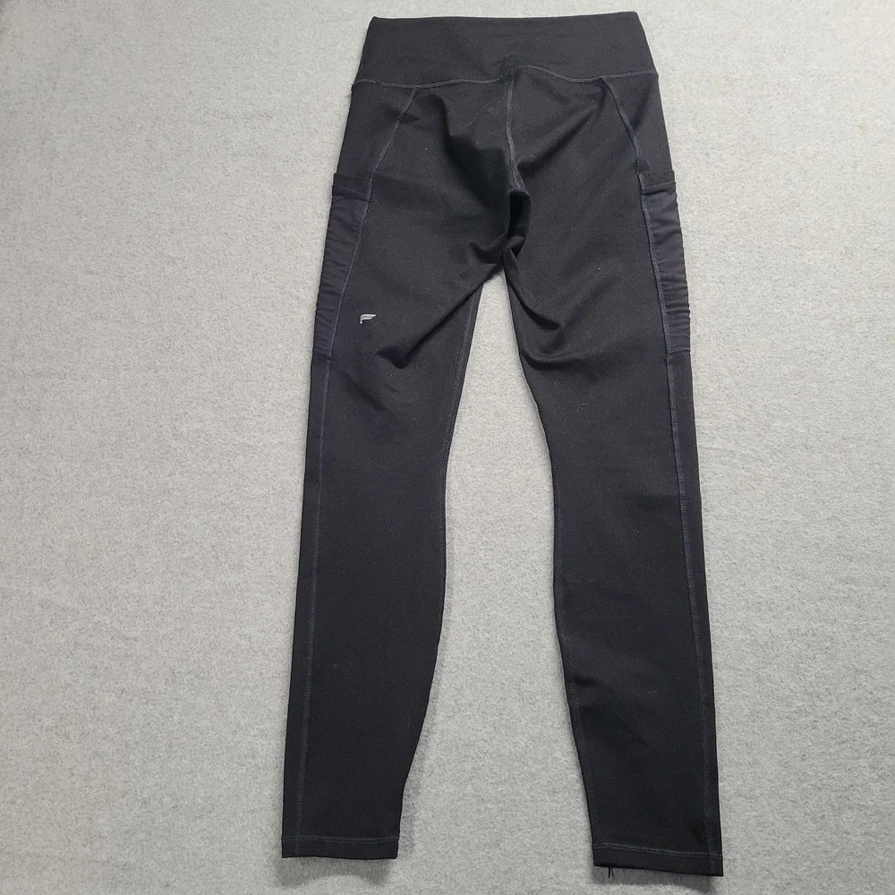 Fabletics PowerHold High‎ Waisted Mesh Pocket Leggings Black Womens Small 7/8